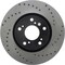Centric Parts SPORT CROSS DRILLED BRAKE ROTOR 128.40057L - alternate 1